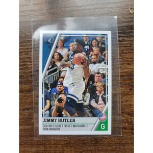 Jimmy Butler 2018-2019 Panini Sticker #309 - Minnesota Timberwolves -NBA - Italy